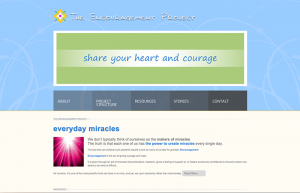 The Encouragement Project website