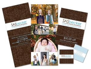 SAS Becker Creative Photography promotional cards