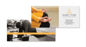 Sweet Pose Yoga Rack Card